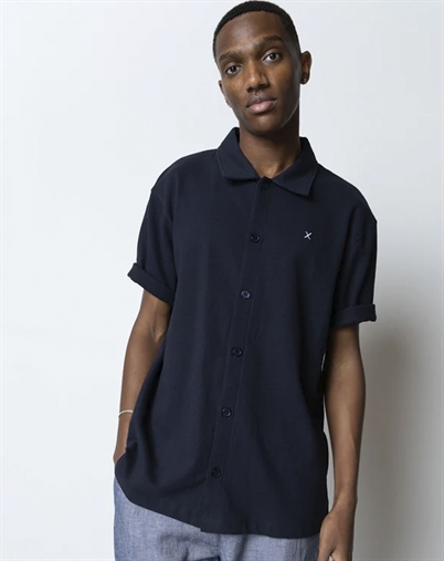 Clean Cut Copenhagen - Calton Structured Polo - Dark Navy